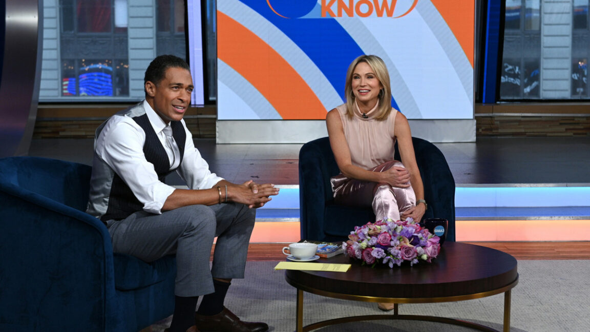 Good Morning America Hosts Amy Robach And T J Holmes Reportedly Won