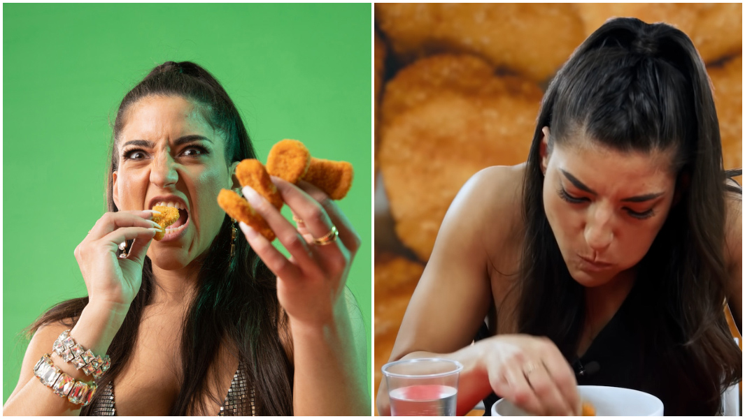 Leah Shutkever breaks record for most chicken nuggets eaten in one ...